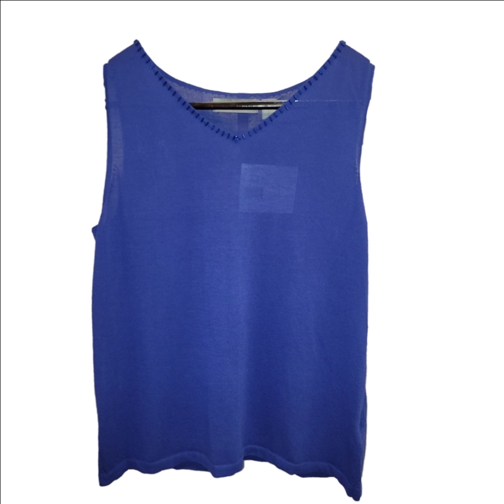 NWT Liz Claiborne Beaded Tank Top